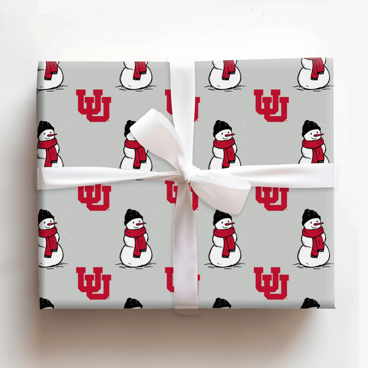 Utah Snowman - Wrapping Paper - Aspen & Arlo
