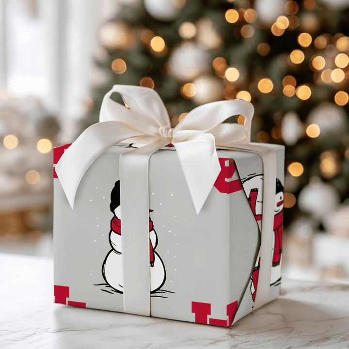 Utah Snowman - Wrapping Paper - Aspen & Arlo