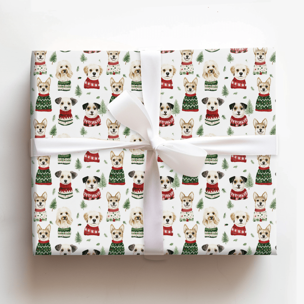 No Ugly Sweater - Wrapping Paper - Aspen & Arlo