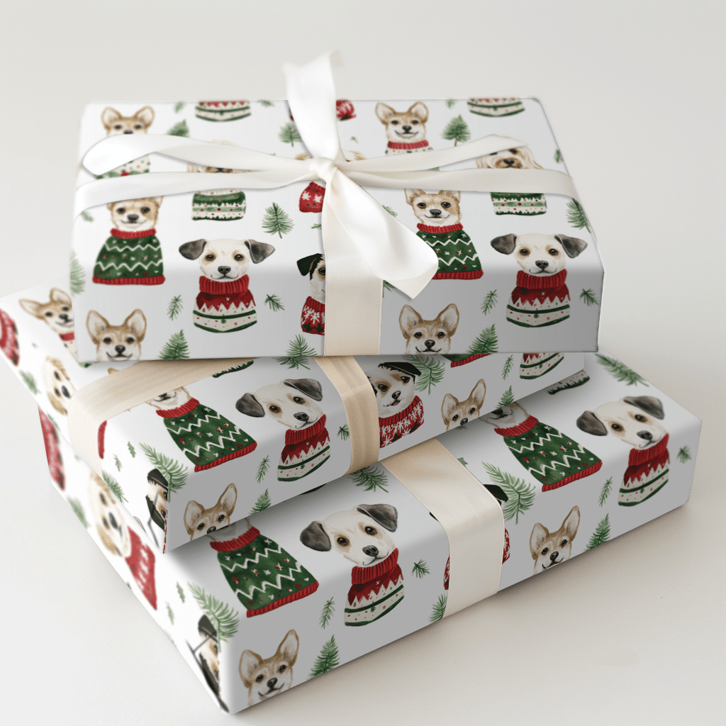 No Ugly Sweater - Wrapping Paper - Aspen & Arlo