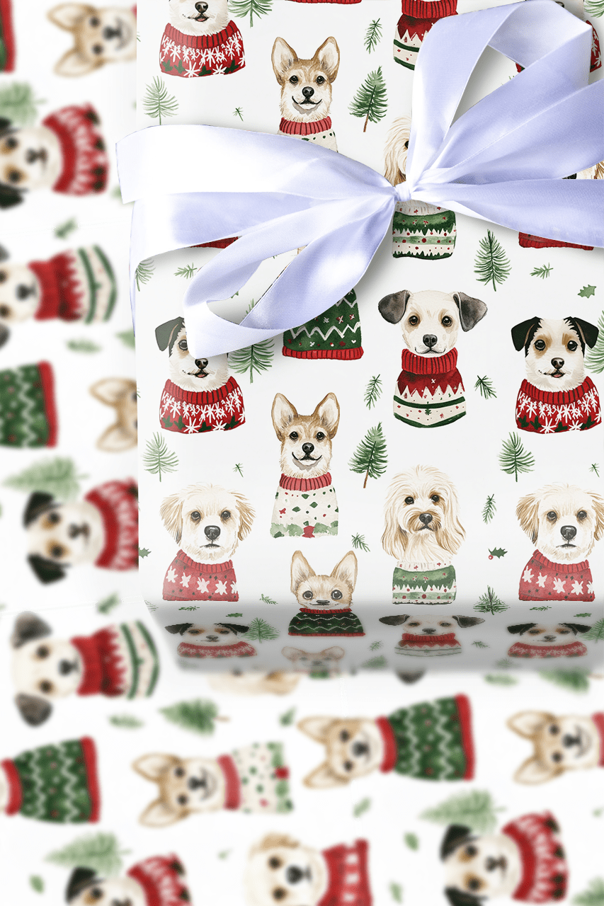 No Ugly Sweater - Wrapping Paper - Aspen & Arlo