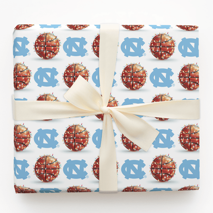 Carolina Holiday Hoops - Wrapping Paper - Aspen & Arlo
