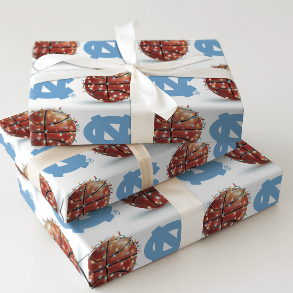 Carolina Holiday Hoops - Wrapping Paper - Aspen & Arlo