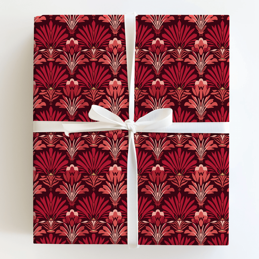 Crimson Palmette