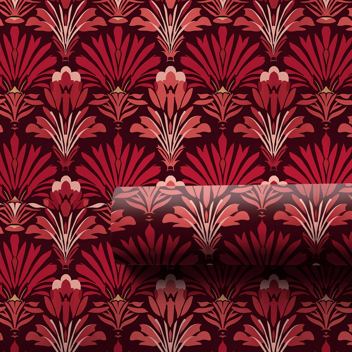 Crimson Palmette