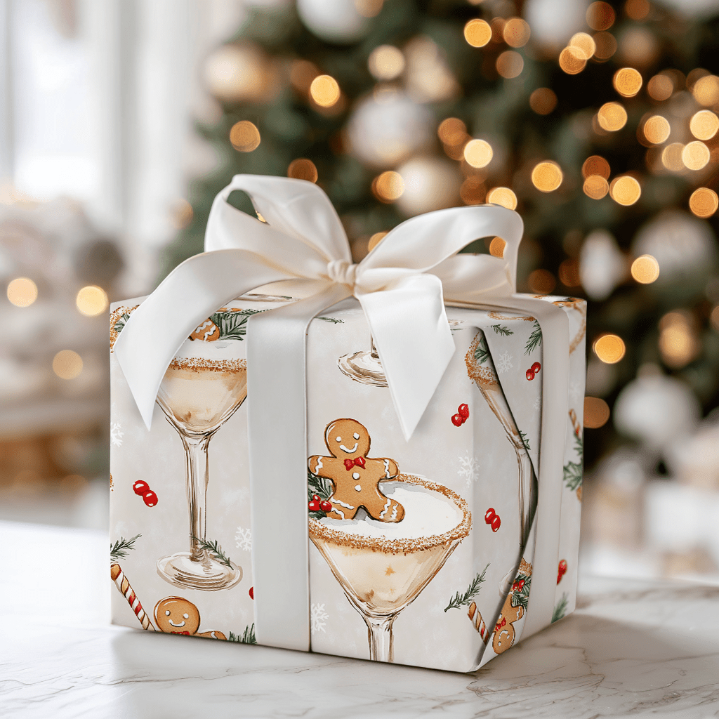 Gingerbread Sip - Wrapping Paper - Aspen & Arlo
