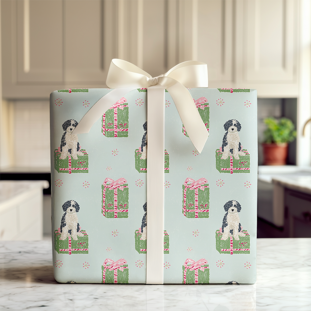 Portuguese Water Dog for Christmas