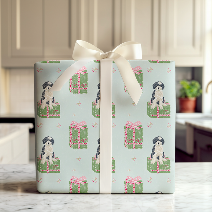 Portuguese Water Dog for Christmas
