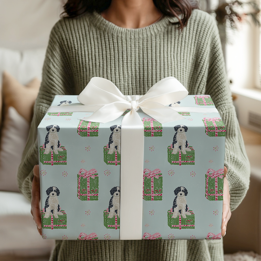 Portuguese Water Dog for Christmas