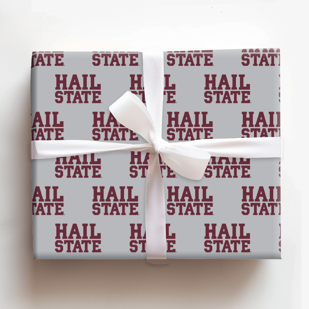 Hail State - Wrapping Paper - Aspen & Arlo
