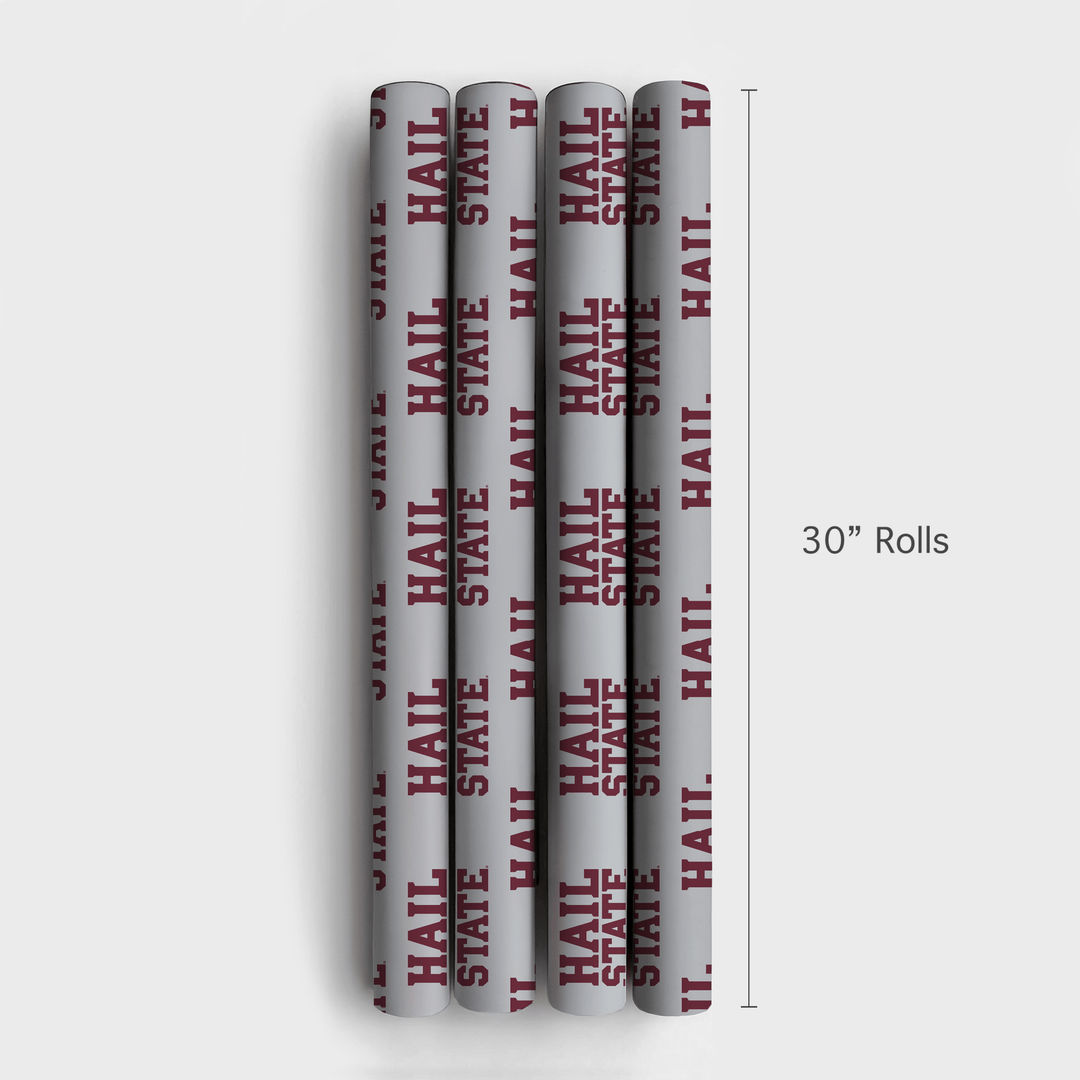 Hail State - Wrapping Paper - Aspen & Arlo