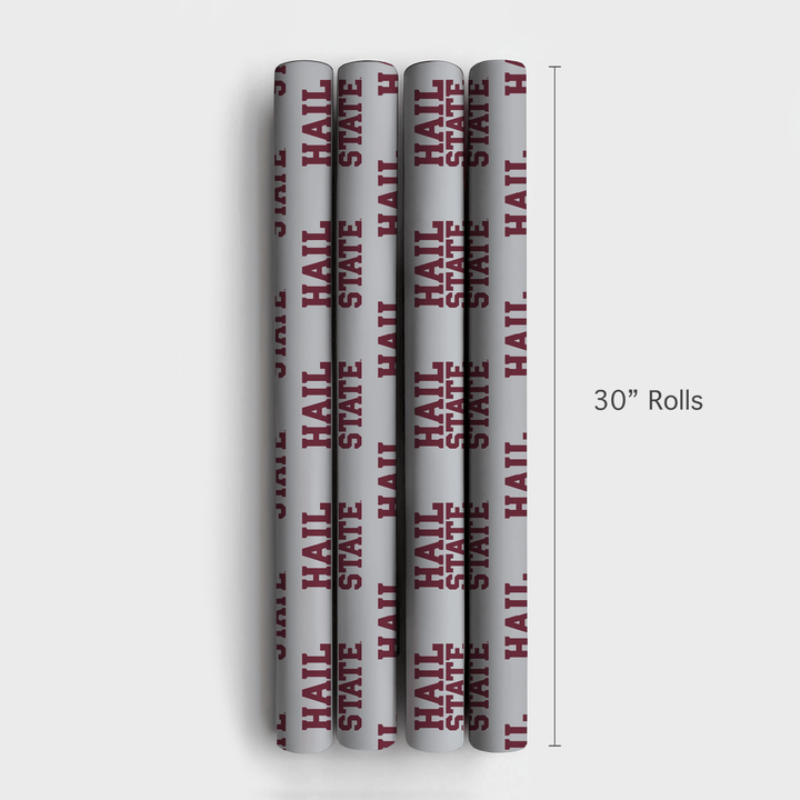 Hail State - Wrapping Paper - Aspen & Arlo