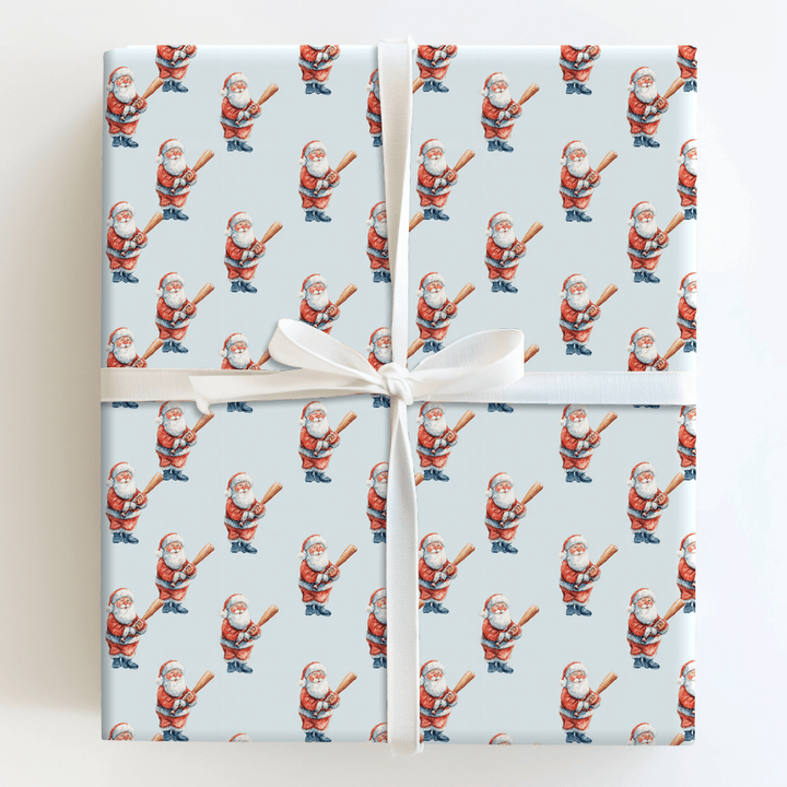 Santa Swings - Wrapping Paper - Aspen & Arlo