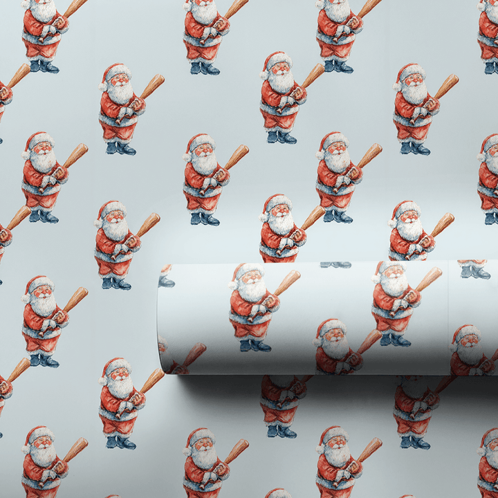 Santa Swings - Wrapping Paper - Aspen & Arlo