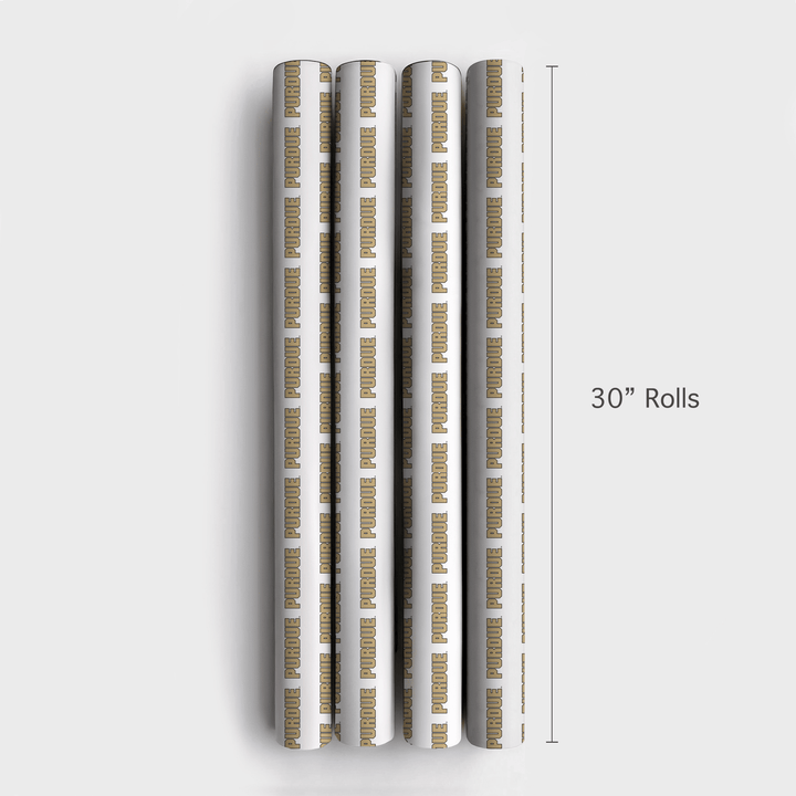 Purdue Gold - Wrapping Paper - Aspen & Arlo