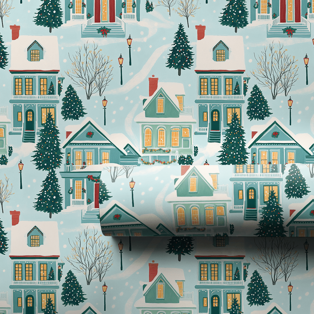 Christmas Estates - Wrapping Paper - Aspen & Arlo