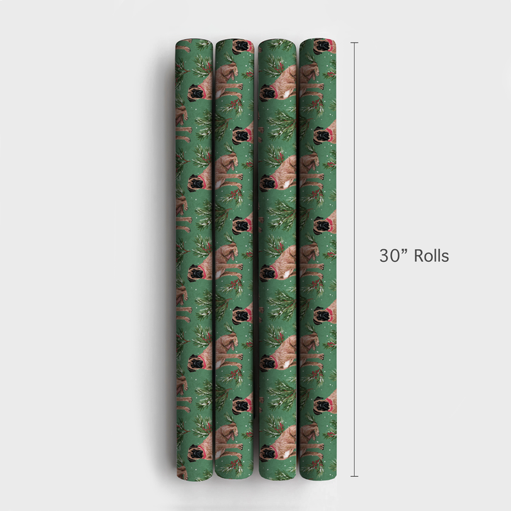 Bullmastiff Whimsical Green