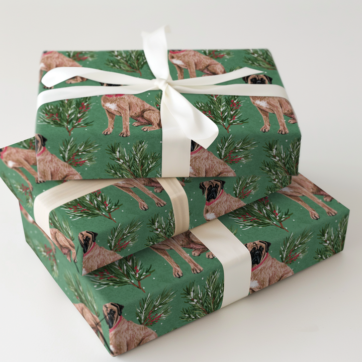 Bullmastiff Whimsical Green
