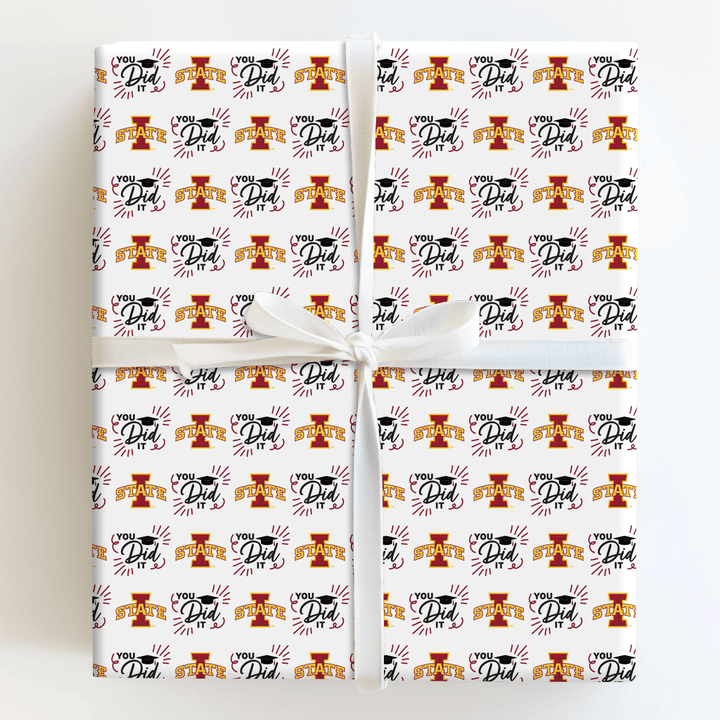You Did It Iowa State - Wrapping Paper - Aspen & Arlo
