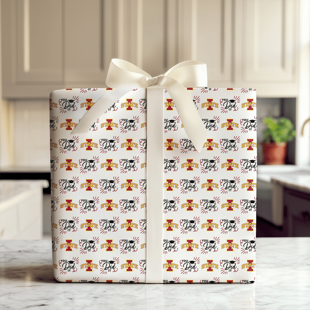 You Did It Iowa State - Wrapping Paper - Aspen & Arlo