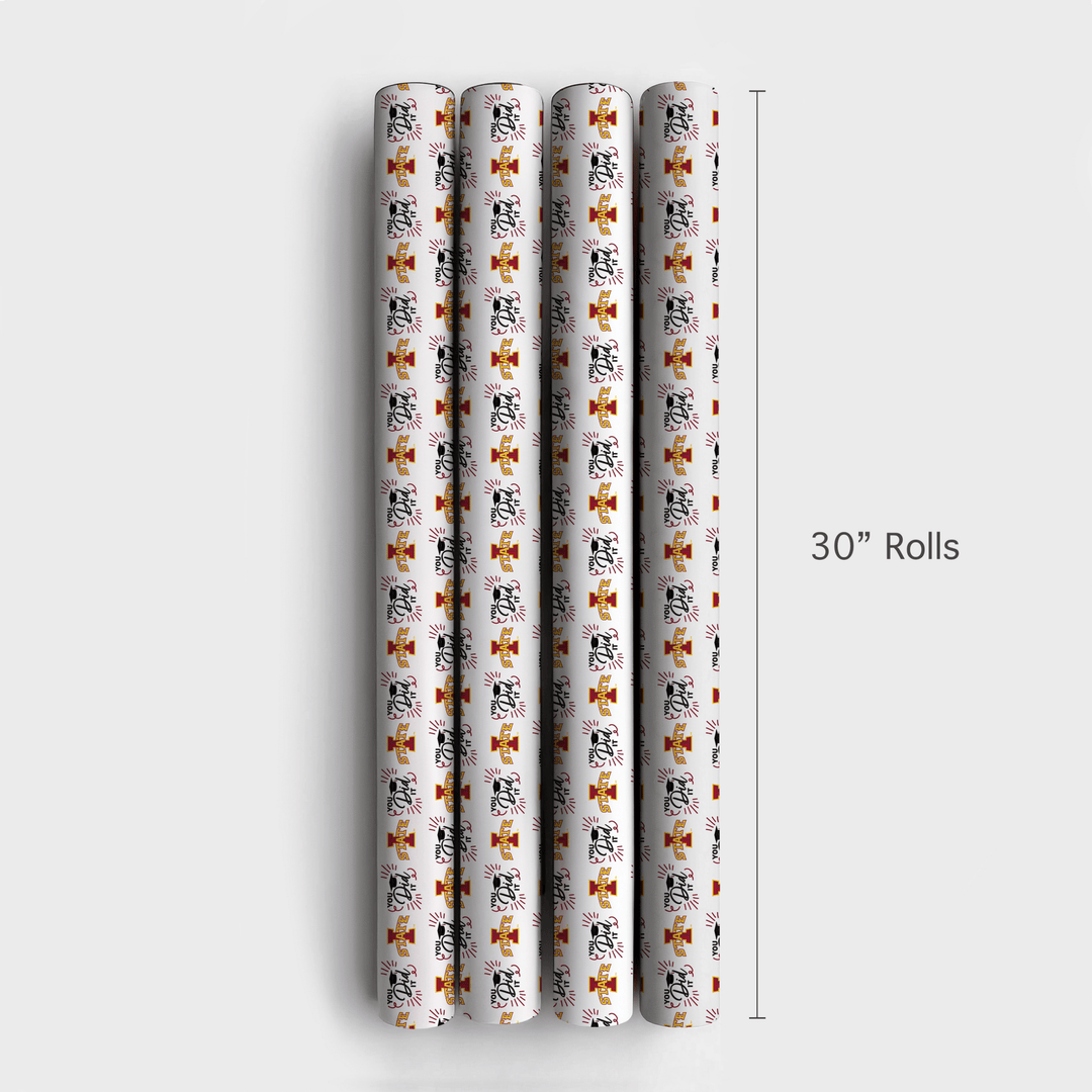 You Did It Iowa State - Wrapping Paper - Aspen & Arlo