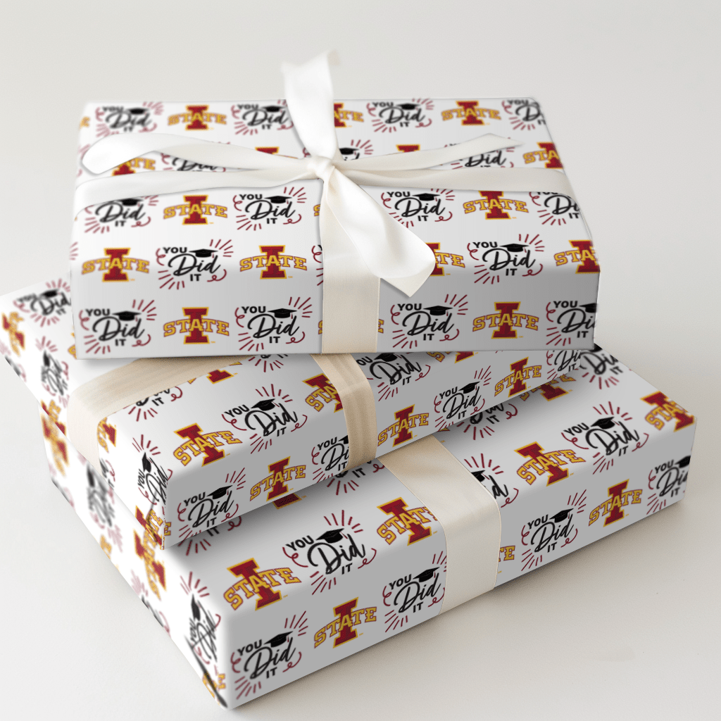 You Did It Iowa State - Wrapping Paper - Aspen & Arlo