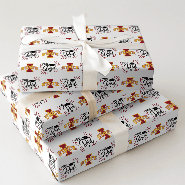 You Did It Iowa State - Wrapping Paper - Aspen & Arlo