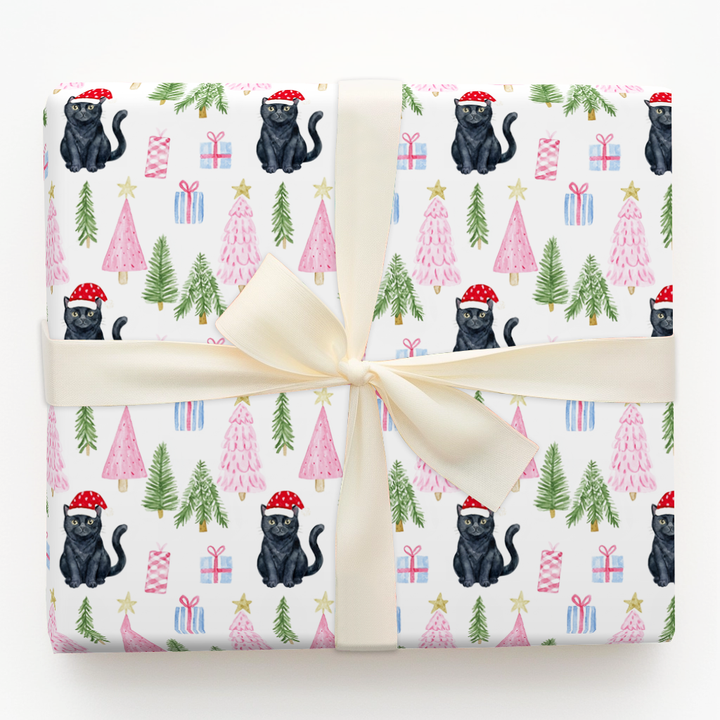Black Cat at Christmas