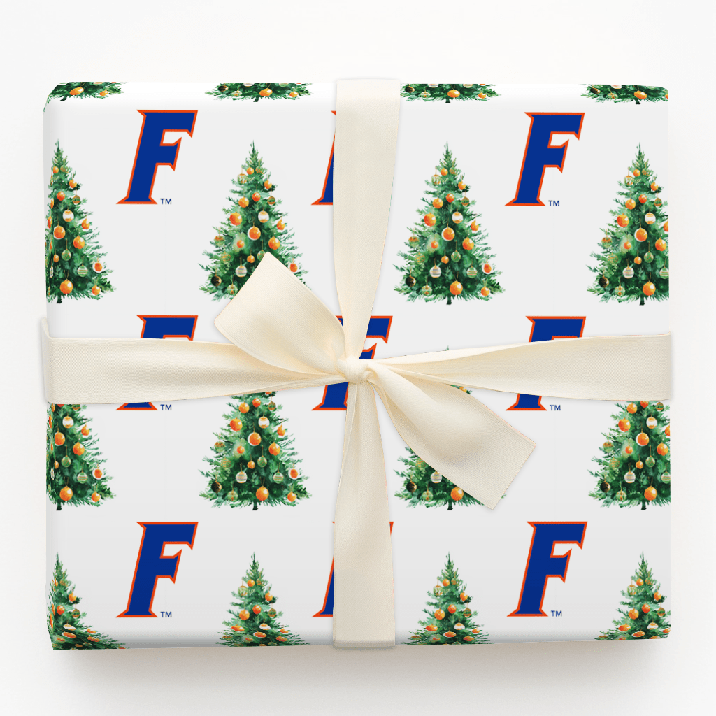 Gators Holiday Tree - Wrapping Paper - Aspen & Arlo