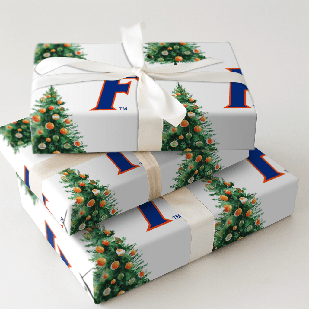 Gators Holiday Tree - Wrapping Paper - Aspen & Arlo