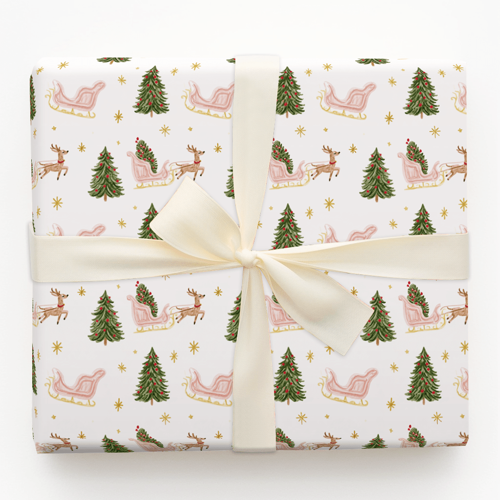 Dashers Tree Delivery - Wrapping Paper - Aspen & Arlo