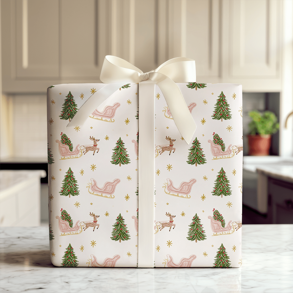 Dashers Tree Delivery - Wrapping Paper - Aspen & Arlo