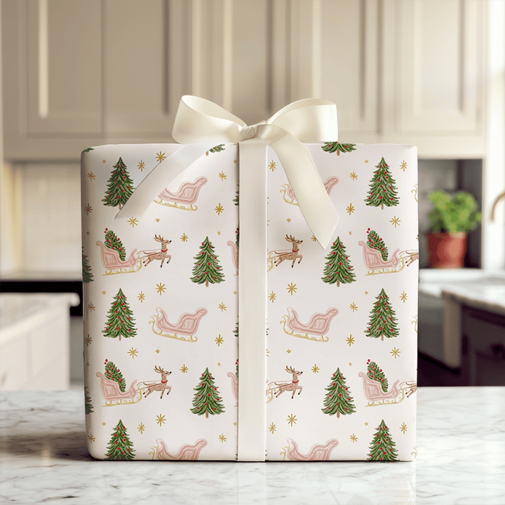 Dashers Tree Delivery - Wrapping Paper - Aspen & Arlo