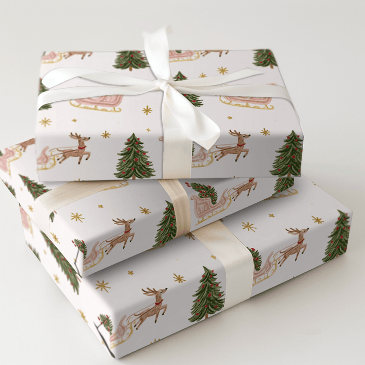 Dashers Tree Delivery - Wrapping Paper - Aspen & Arlo