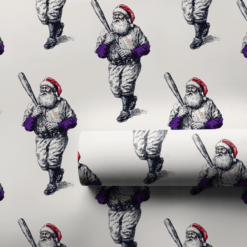 Bayou Sleigh Sluggers - Wrapping Paper - Aspen & Arlo