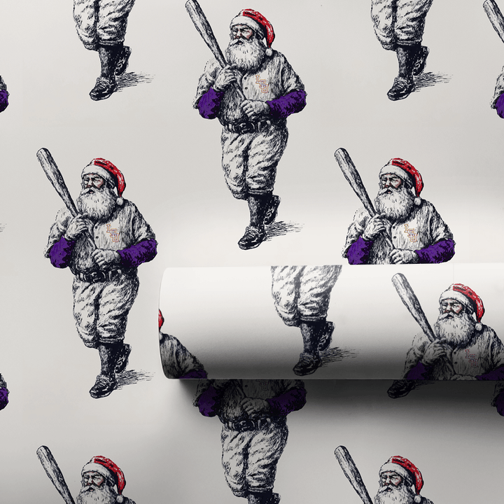 Bayou Sleigh Sluggers - Wrapping Paper - Aspen & Arlo