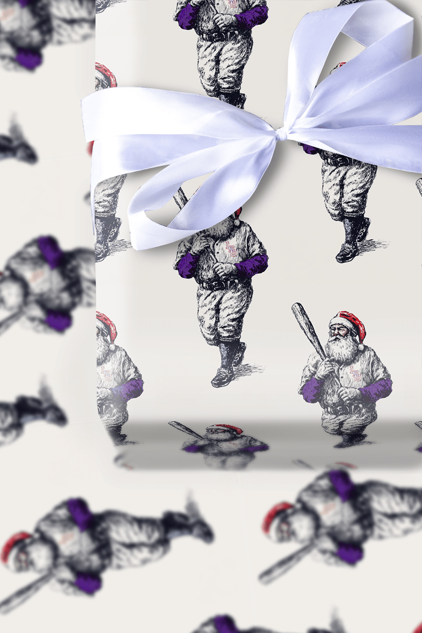 Bayou Sleigh Sluggers - Wrapping Paper - Aspen & Arlo