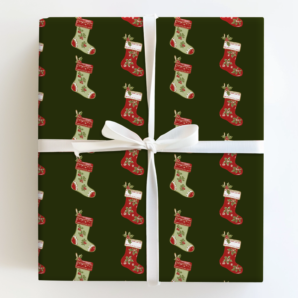 Vintage Stockings in Green
