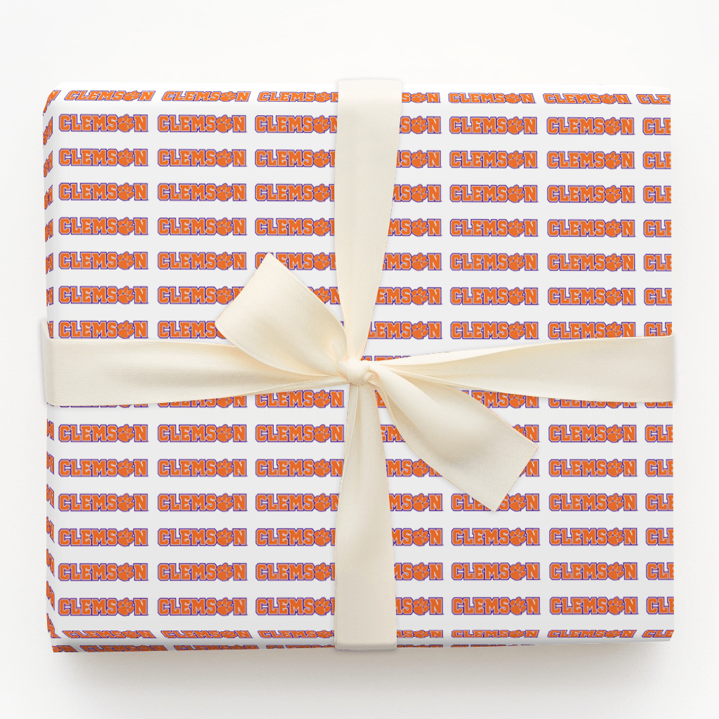 Orange and Purple Pride - Wrapping Paper - Aspen & Arlo