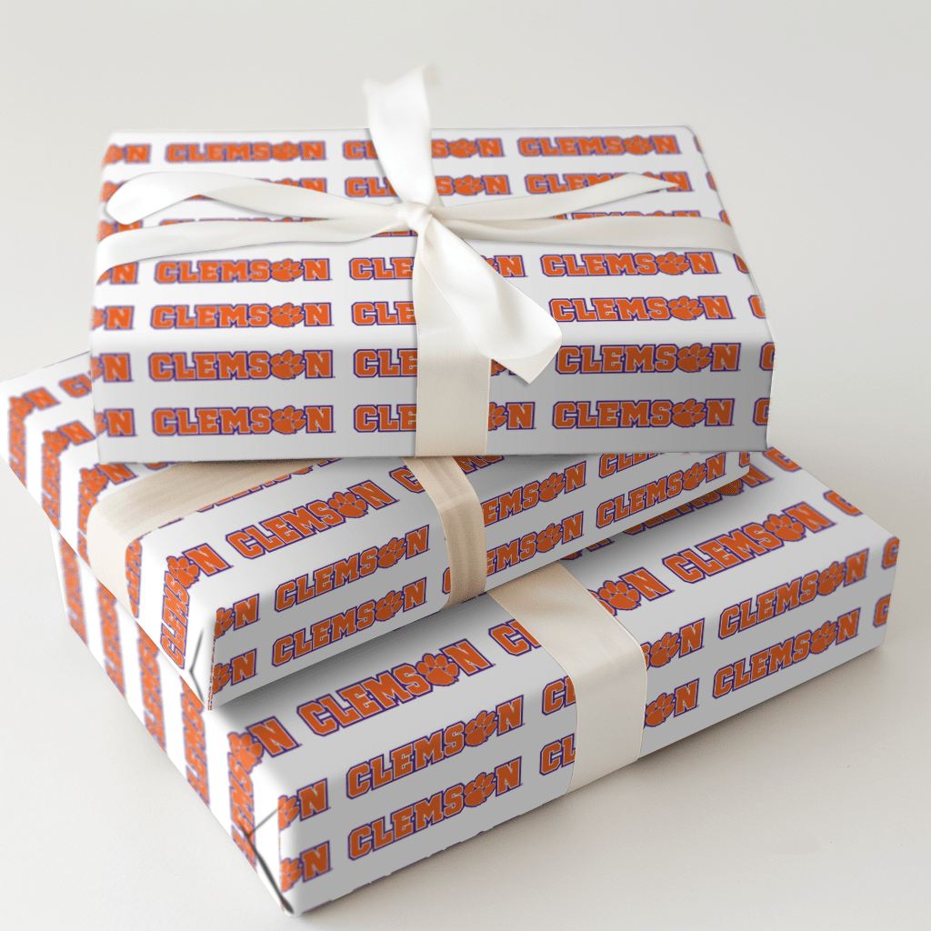 Orange and Purple Pride - Wrapping Paper - Aspen & Arlo