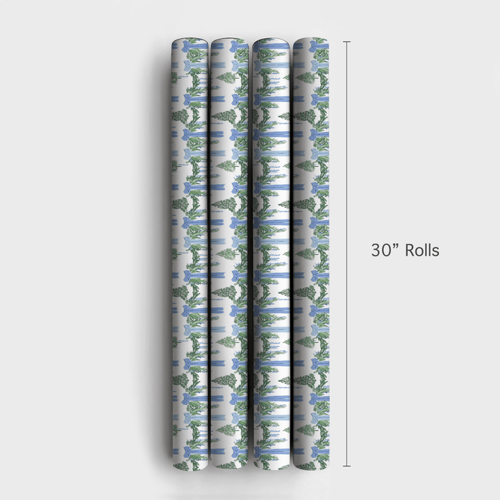 Fairy Blue Garland - Wrapping Paper - Aspen & Arlo