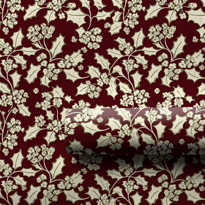 Country Christmas Holly - Wrapping Paper - Aspen & Arlo