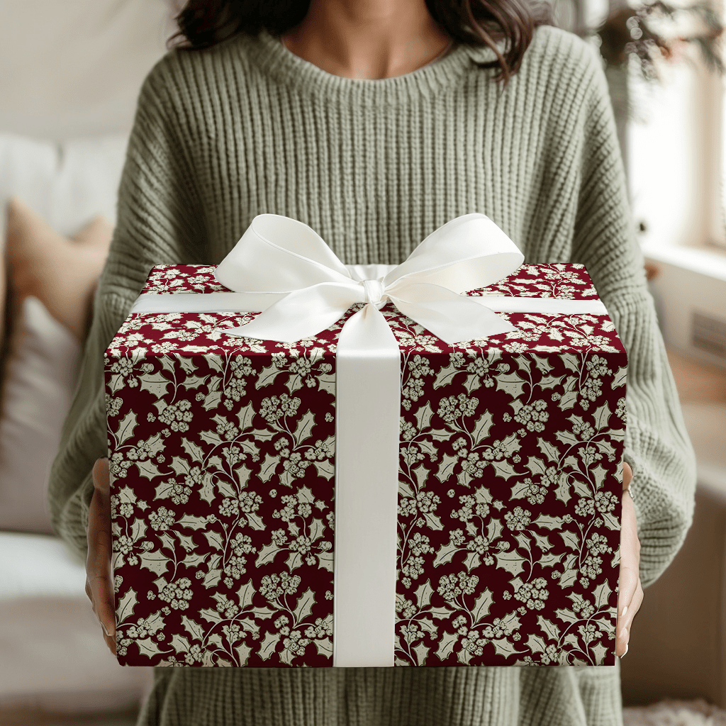 Country Christmas Holly - Wrapping Paper - Aspen & Arlo