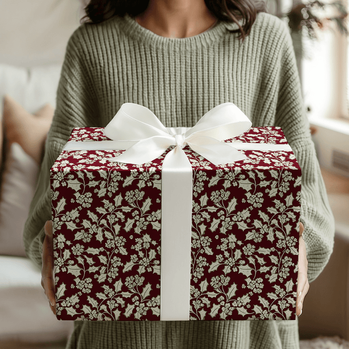 Country Christmas Holly - Wrapping Paper - Aspen & Arlo