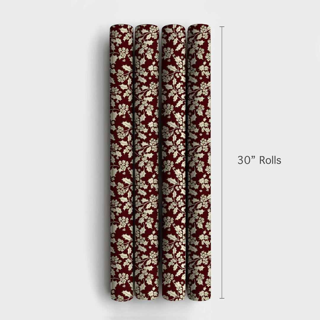 Country Christmas Holly - Wrapping Paper - Aspen & Arlo
