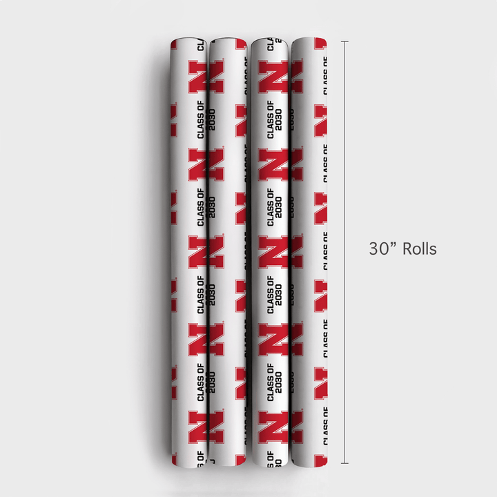 Nebraska Class of 2030 - Wrapping Paper - Aspen & Arlo