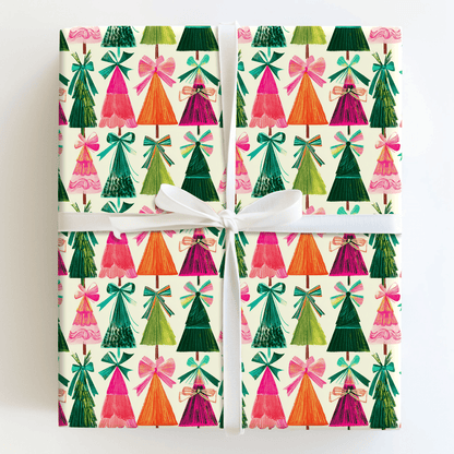 Bold Pastel Trees - Wrapping Paper - Aspen & Arlo
