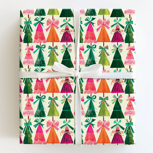 Bold Pastel Trees - Wrapping Paper - Aspen & Arlo