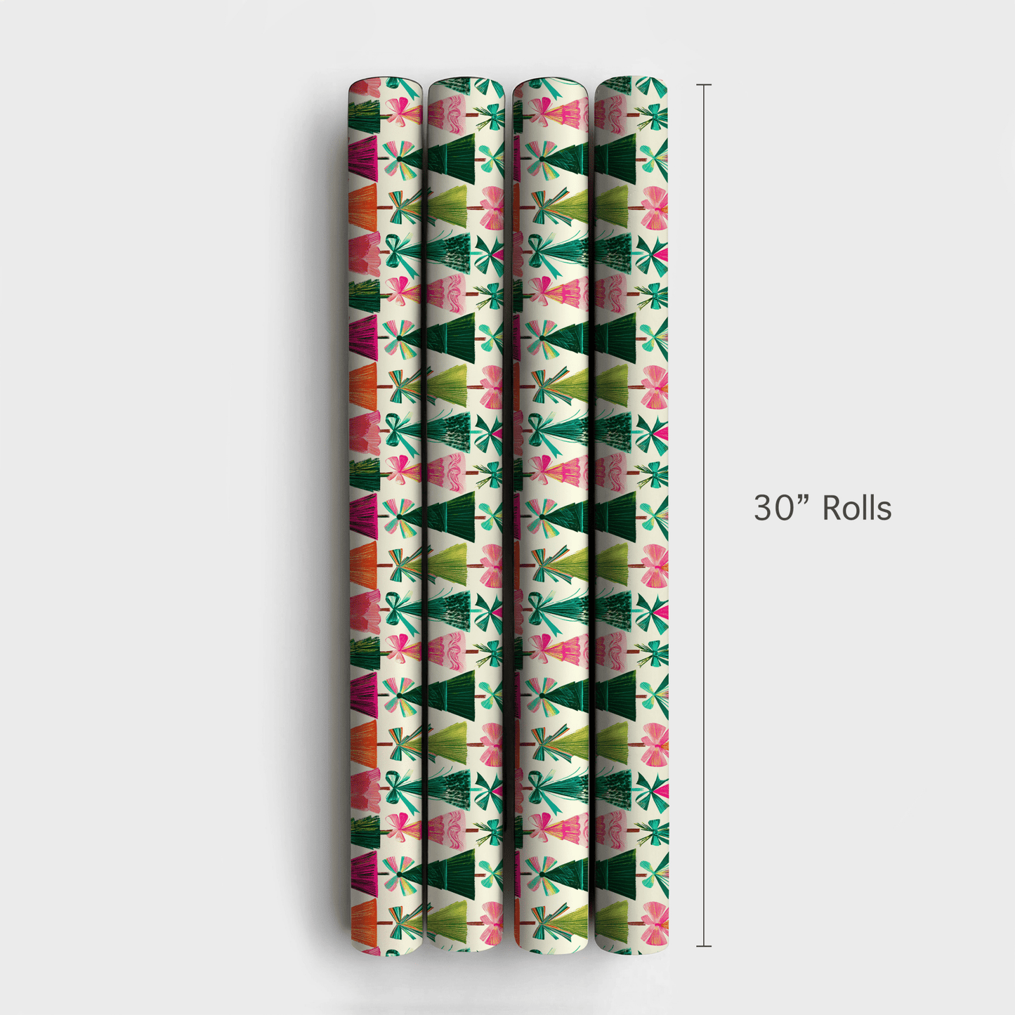 Bold Pastel Trees - Wrapping Paper - Aspen & Arlo
