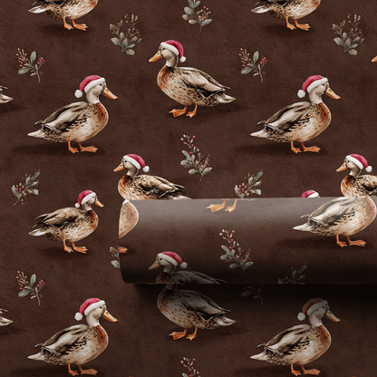 Santa’s Flock - Wrapping Paper - Aspen & Arlo